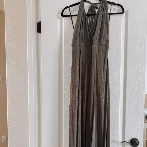 Lulus Olive Green Midi Dress - Picture 2 of 5
